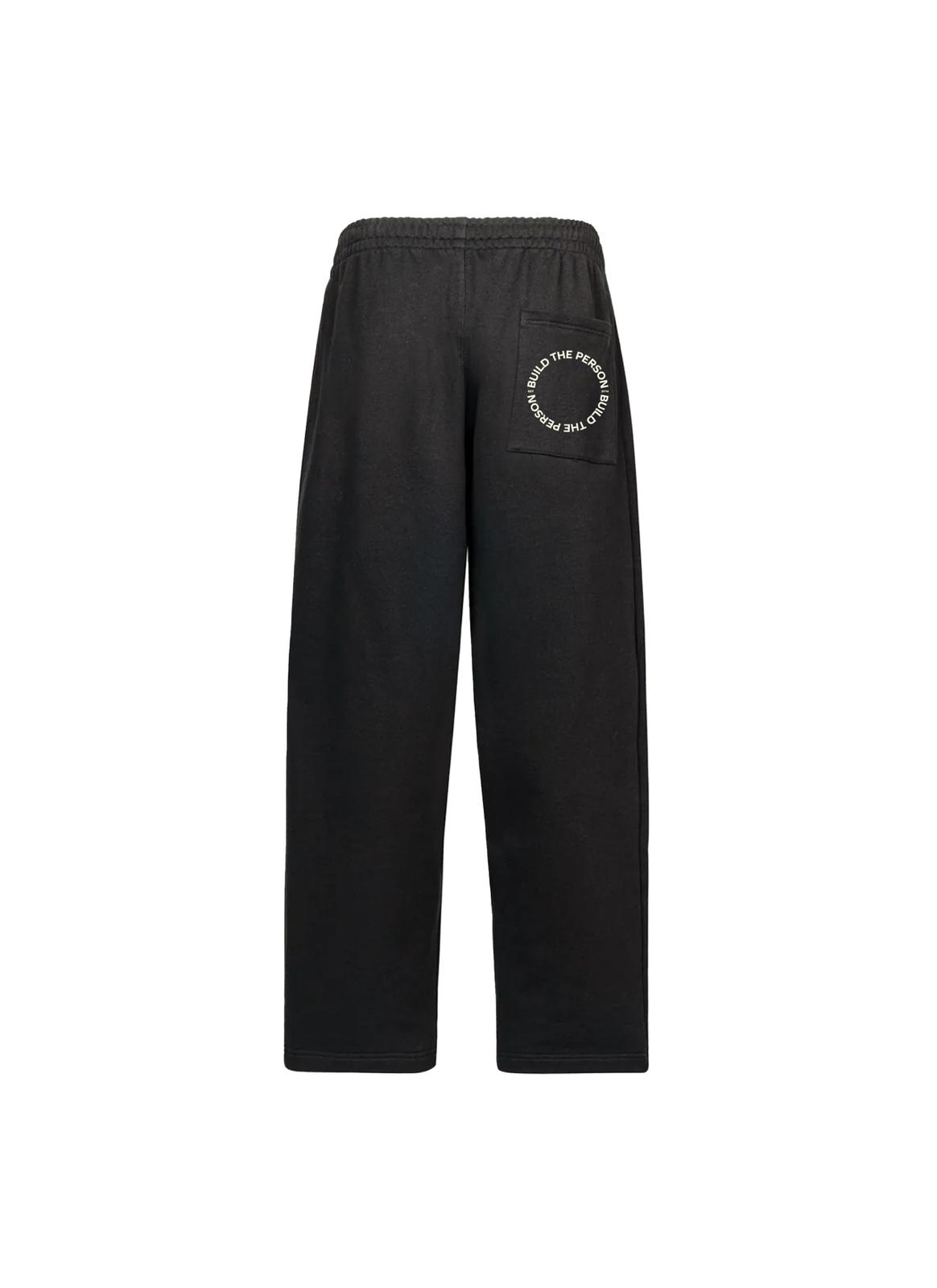 Vintage Black BTP Straight-Leg Relaxed Sweatpants