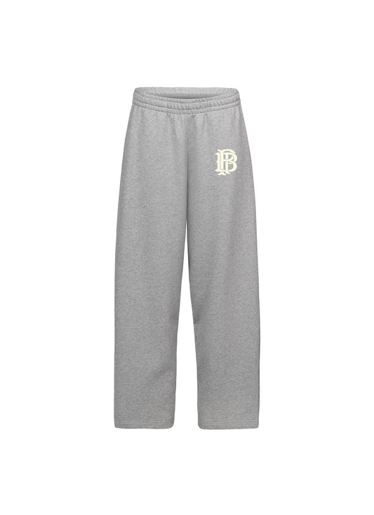 Grey Marl BTP Straight-Leg Relaxed Sweatpants