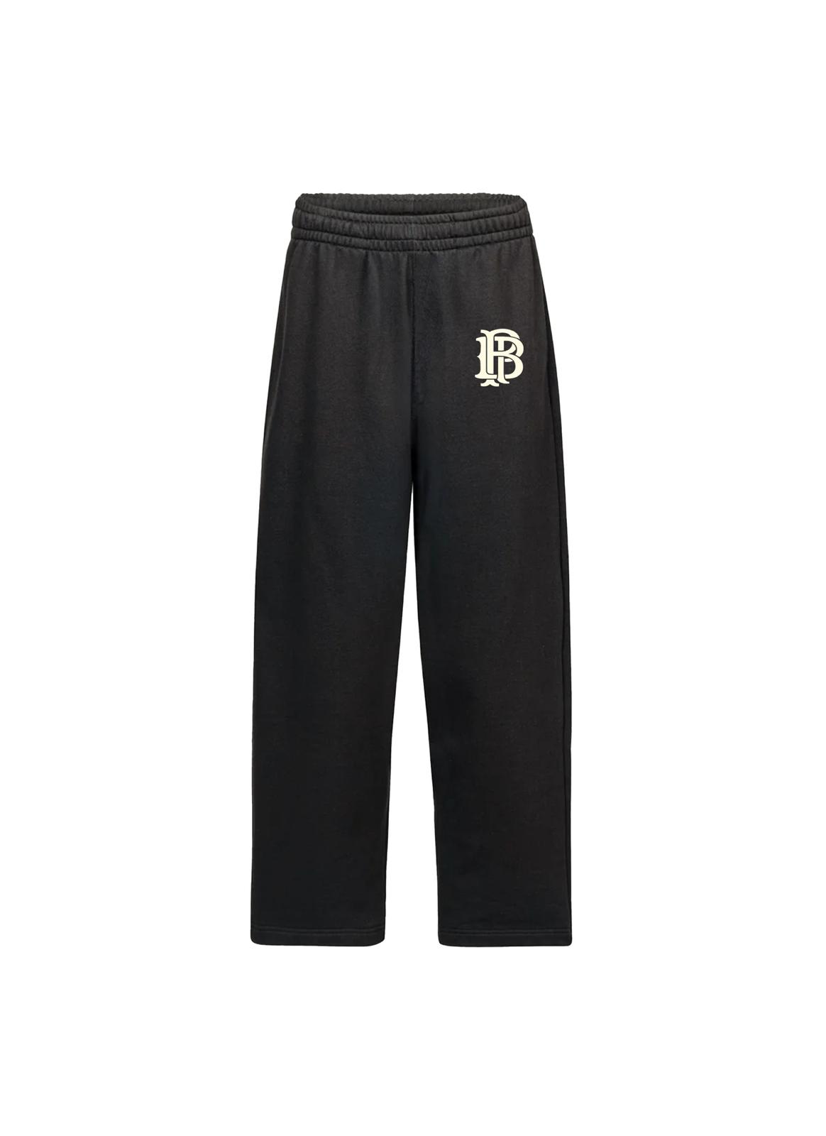 Vintage Black BTP Straight-Leg Relaxed Sweatpants