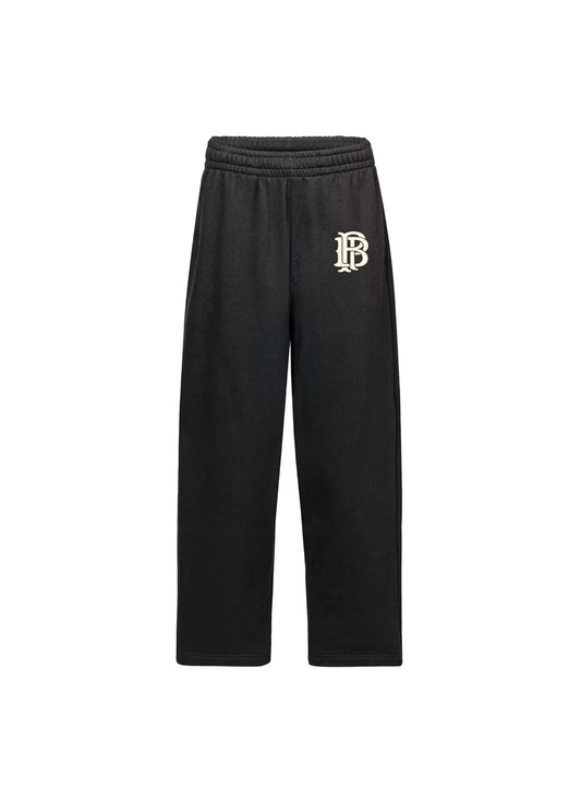 Vintage Black BTP Straight-Leg Relaxed Sweatpants